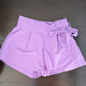 Princess Polly Lilac High Waist Shorts